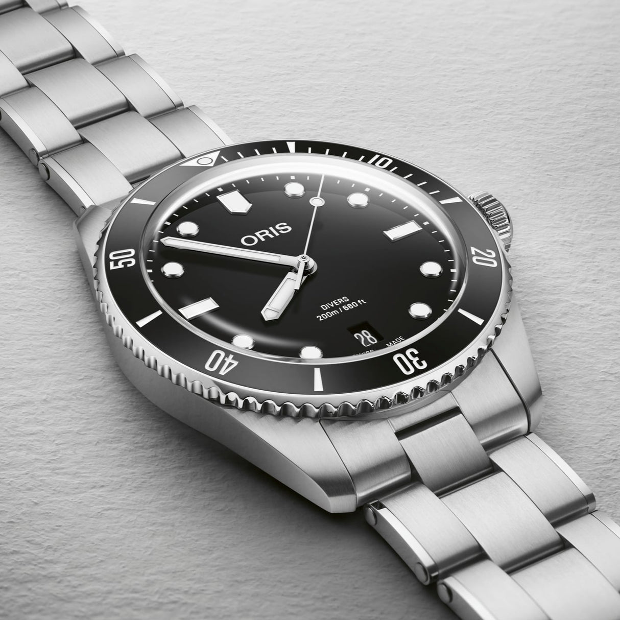 Divers Date Black- Set 39 mm-Orologi-ORIS-Gioielleria Granarelli