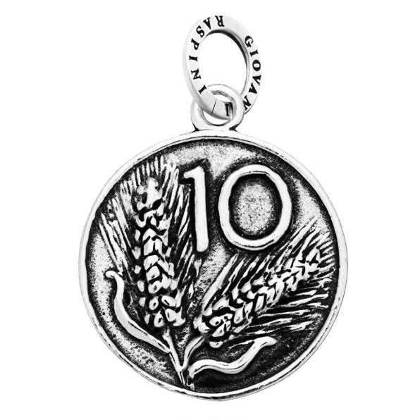 Charm 10 Lire ciondolo