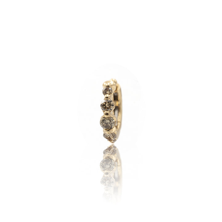 Orecchino Earcuff con Diamanti Brown-Orecchini-CRIVELLI-Gioielleria Granarelli