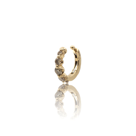 Orecchino Earcuff con Diamanti Brown-Orecchini-CRIVELLI-Gioielleria Granarelli