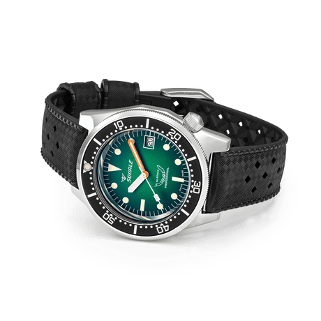 SQUALE 1521 Green Ray Rubber-Orologi-SQUALE-Gioielleria Granarelli