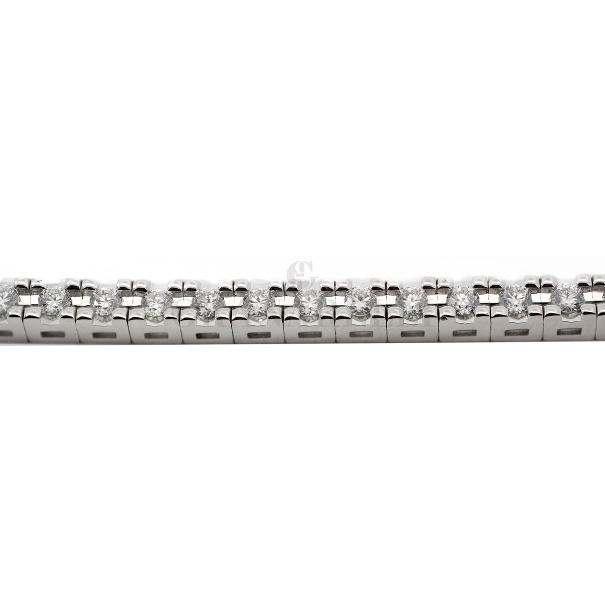 Bracciale Tennis Oro Bianco Diamanti 2.18kt-Bracciali-GRANARELLI-Gioielleria Granarelli