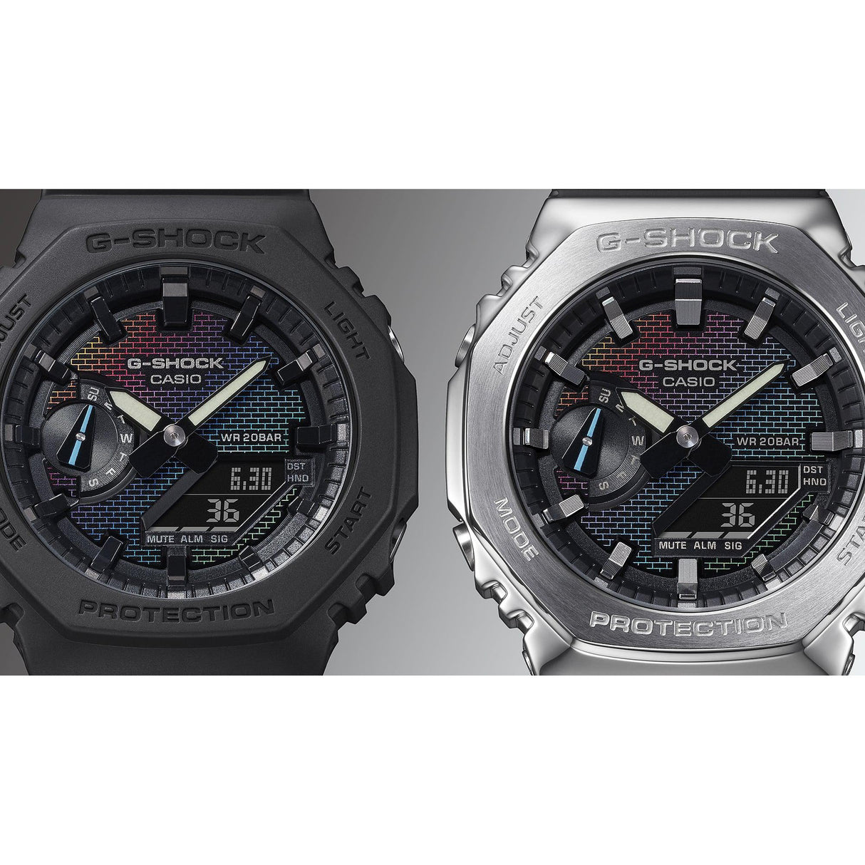 G-Steel Acciaio Gomma-Orologi-CASIO-Gioielleria Granarelli