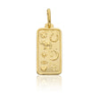 Ciondolo medaglia portafortuna In Oro Giallo-Ciondoli-GRANARELLI-Gioielleria Granarelli