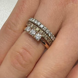 Anello Trilogy 0.46kt In Oro Rosa-GRANARELLI-AN0103R-046-Gioielleria Granarelli