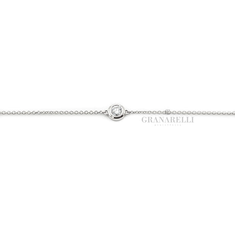 Bracciale Punto luce tiffany Oro Bianco-Bracciali-CRIVELLI-Gioielleria Granarelli