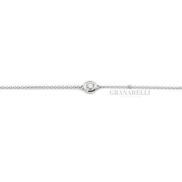 Bracciale Punto luce tiffany Oro Bianco-Bracciali-CRIVELLI-Gioielleria Granarelli