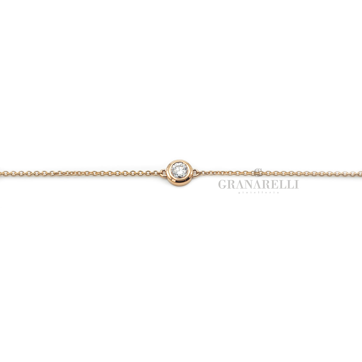 Bracciale punto luce tiffany Oro Rosa-Bracciali-CRIVELLI-Gioielleria Granarelli