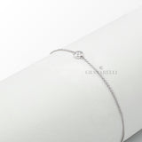 Bracciale Punto luce tiffany Oro Bianco-Bracciali-CRIVELLI-Gioielleria Granarelli