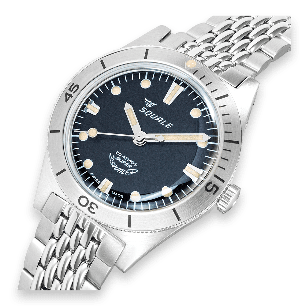 Super-Squale Sunray Black Bracelet-Orologi-SQUALE-Gioielleria Granarelli