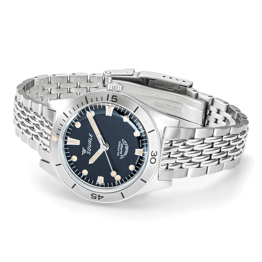 Super-Squale Sunray Black Bracelet-Orologi-SQUALE-Gioielleria Granarelli