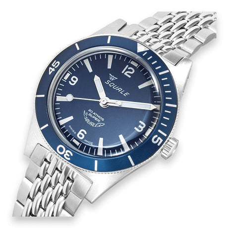 SQUALE Super-Squale Arabic Numerals Blue Bracelet-Orologi-SQUALE-Gioielleria Granarelli