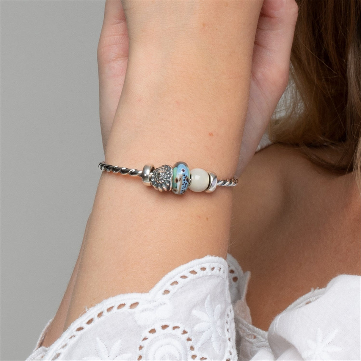 Bracciale Bangle a Spirale-Bracciali-TROLLBEADS-Gioielleria Granarelli