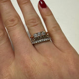 Anello Trilogy 0.65kt In Oro Rosa-GRANARELLI-AN0103R-065-Gioielleria Granarelli