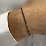 Black Gold Diamant Rosa Rosenarmband