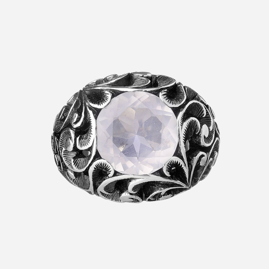 Anello cabochon con pietra tonda-Anelli-MARIA E LUISA JEWELS-Gioielleria Granarelli