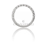 Anello Fedina Half Eternity Diamanti 0.68kt in oro bianco-Anelli-GRANARELLI-Gioielleria Granarelli