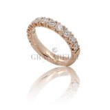 Anello Fedina Half Eternity Diamanti 1.37kt in oro rosa-Anelli-GRANARELLI-Gioielleria Granarelli