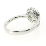 Anello Halo Oro bianco e Diamanti 0.90 GIA