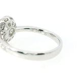 Anello Halo Oro bianco e Diamanti 0.71 GIA