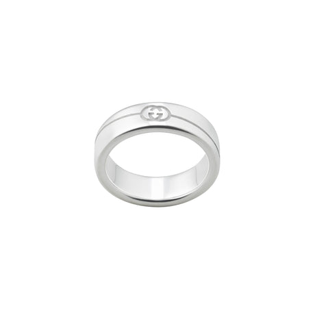 Anello con Incrocio GG Diagonale-Anelli-GUCCI-Gioielleria Granarelli