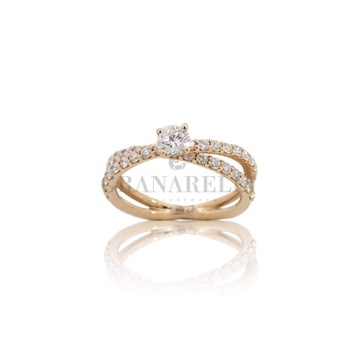 Solitaire Ring Crivelli Rose Gold