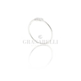 Anello Pavè di Diamanti bianchi, Oro Bianco