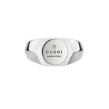 Anello Sottile con Trademark in Argento-Anelli-GUCCI-Gioielleria Granarelli