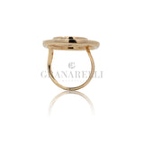 Crivelli ring in rose gold and diamonds