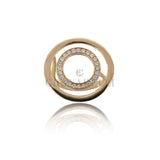 Crivelli ring in rose gold and diamonds