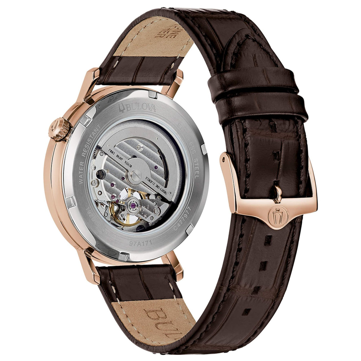 Aerojet Automatic Rose Grey-Orologi-BULOVA- [SKU] -Gioielleria Granarelli