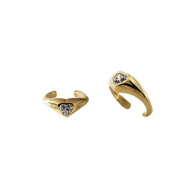 Anello Barbie mini Pietra taglio Cuore-Anelli-RUE DES MILLE- [SKU] -Gioielleria Granarelli