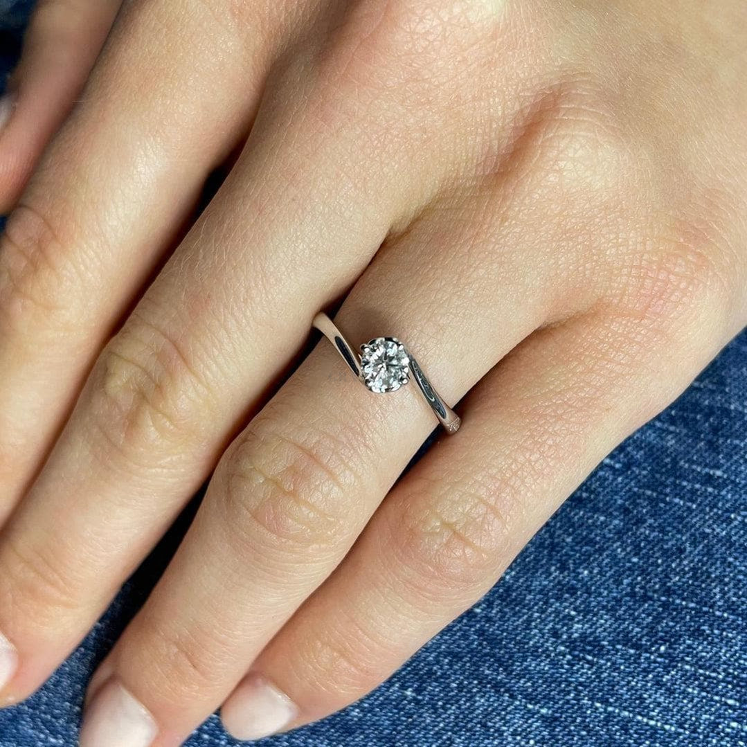 Anello Solitario Marche Di Anelli Con Diamanti Anello Solitario