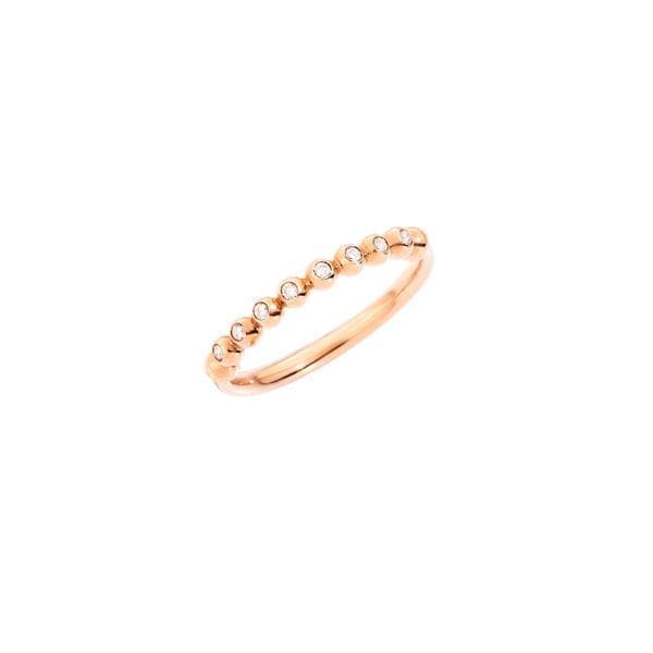 Ring Dodo Bubricine Rose Gold and White Diamonds New 2021