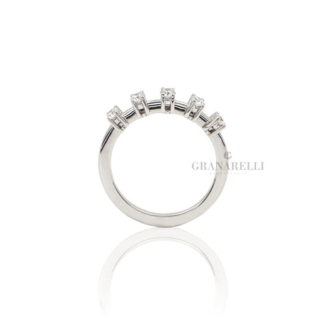 Anello Fedina Griffe Alti oro bianco 386-374-CRIVELLI-386-374-Gioielleria Granarelli