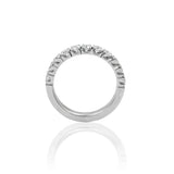 Anelli Anello Fedina con Diamanti 0.89kt in Oro Bianco GRANARELLI