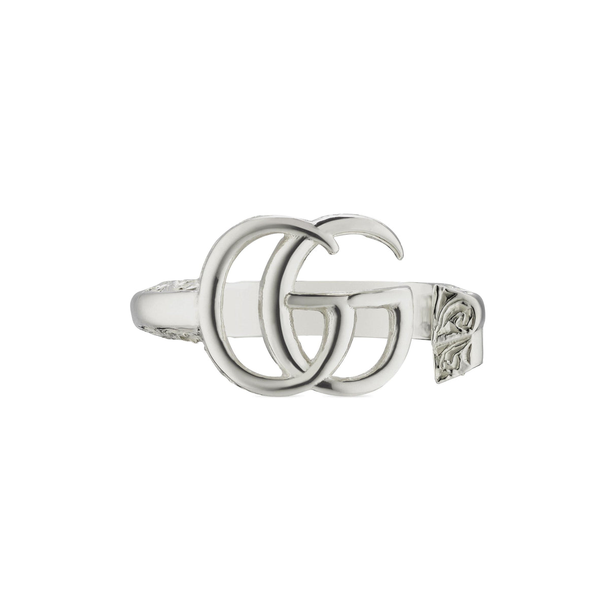 Anello GG Marmont Chiave Argento-Anelli-GUCCI-Gioielleria Granarelli