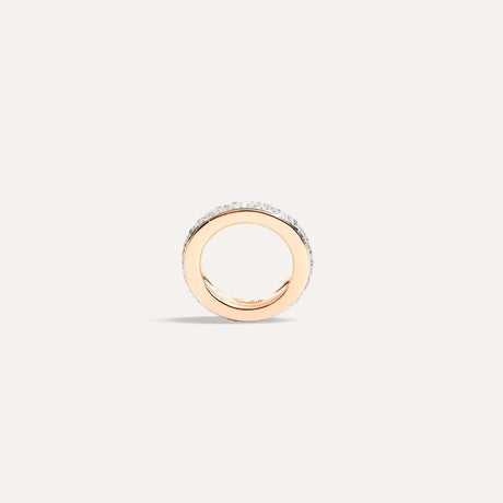 Anello Iconica Oro Rosa e Diamanti-POMELLATO-PAB7120O7000DB000-54-Gioielleria Granarelli