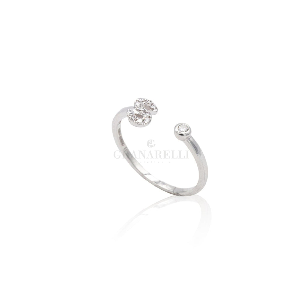 Anello on sale lettera s