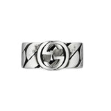 Anello Interlocking G-Anelli-GUCCI- [SKU] -Gioielleria Granarelli