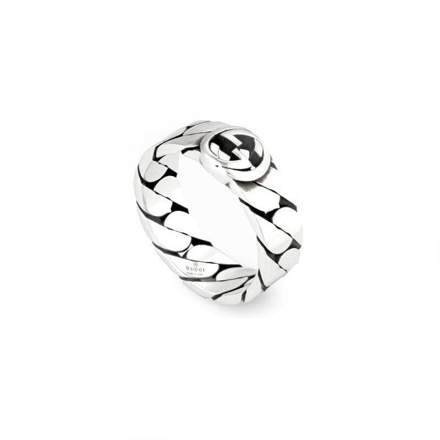 Anello Interlocking G-Anelli-GUCCI- [SKU] -Gioielleria Granarelli