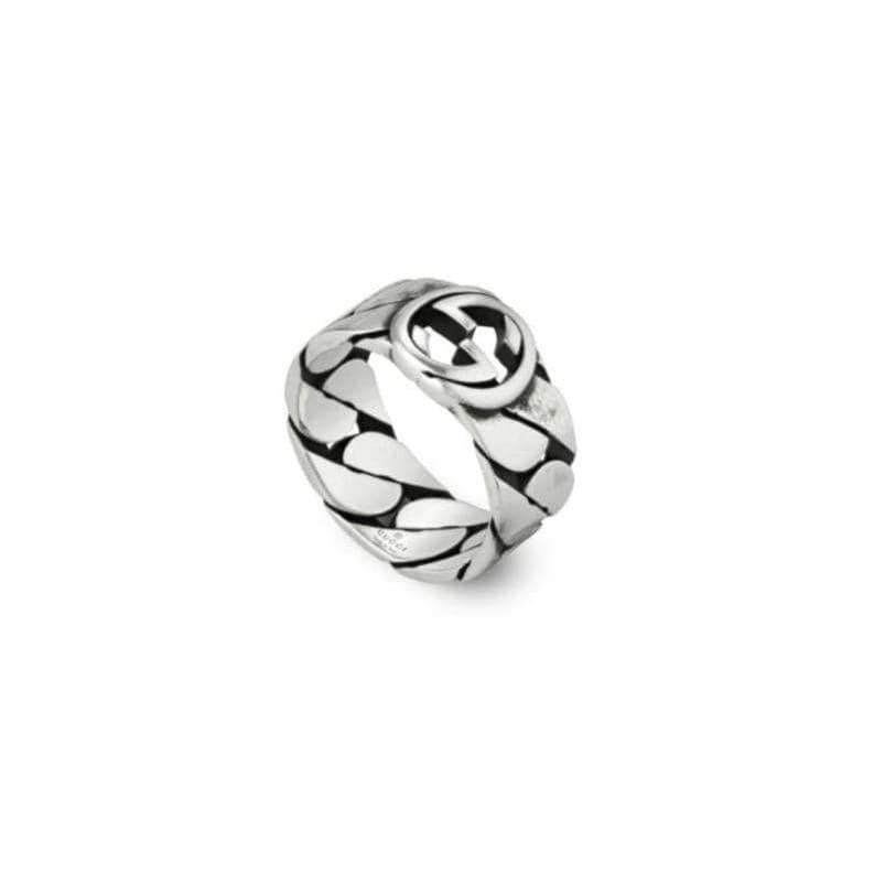 Anello Interlocking G-Anelli-GUCCI- [SKU] -Gioielleria Granarelli