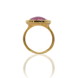 Anelli Anello Jaipur Zaffiro Rosa Diamanti BICEGO