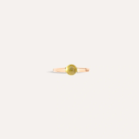 Anello M'ama non M'ama Oro Rosa e Peridoto Ovale-POMELLATO-PAB0042O7000000OE-56-Gioielleria Granarelli