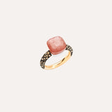 Anello Nudo Classic Chocolate Oro Rosa, Pietra di Luna e Diamanti Brown-POMELLATO-PAC0040O6BKRBRADO-53-Gioielleria Granarelli