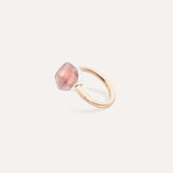 Anello Nudo Classic Oro Rosa e Quarzo Rosa-POMELLATO-PAA1100O6000000QR-53-Gioielleria Granarelli