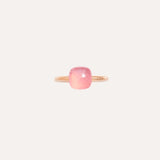 Anello Nudo Petit Oro Rosa e Quarzo Rosa-Anelli-POMELLATO-Gioielleria Granarelli