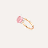 Anello Nudo Petit Oro Rosa e Quarzo Rosa-Anelli-POMELLATO-Gioielleria Granarelli