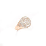 Anello Pavé Oro Rosa-Anelli-BUONOCORE- [SKU] -Gioielleria Granarelli