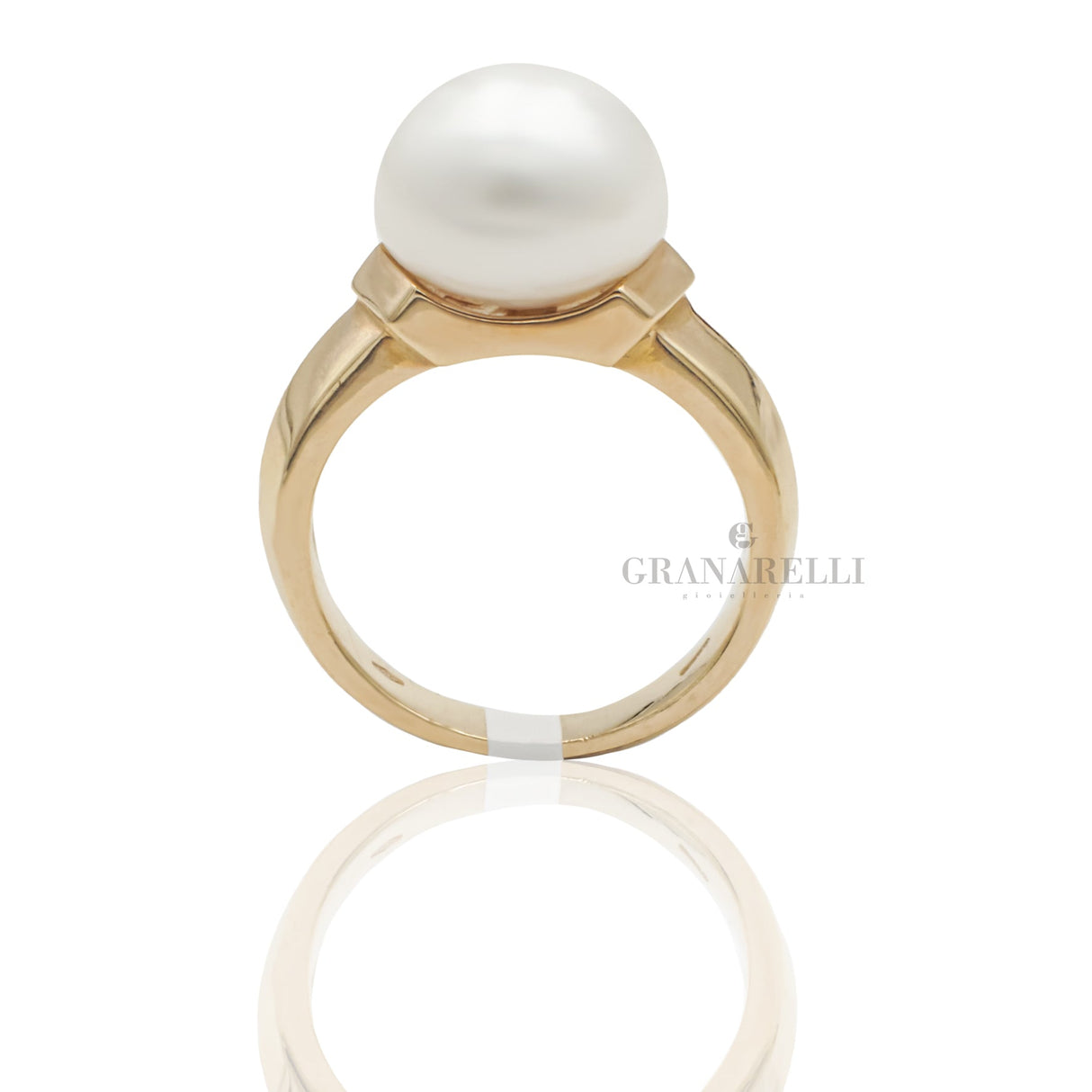 Anello Perla in Oro Rosa-Anelli-GRANARELLI-Gioielleria Granarelli